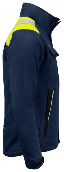 5438 Padded Jacket Navy/Yellow 4XL