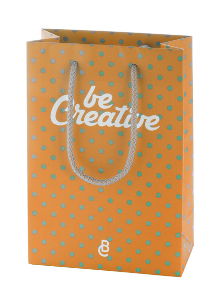 Papirnata vrečka Creashop M 240x350x100 mm, PP ročaji