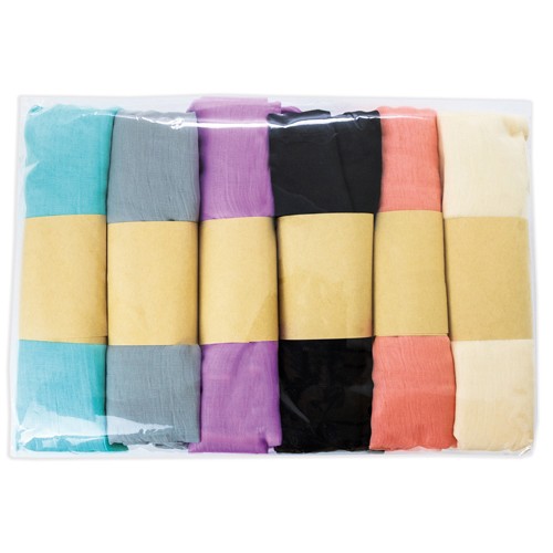 SCARVES  "SINCLAIR" (PACK OF 6)