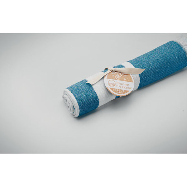 Serviette SEAQUAL® 70x140cm Mar - Turquoise