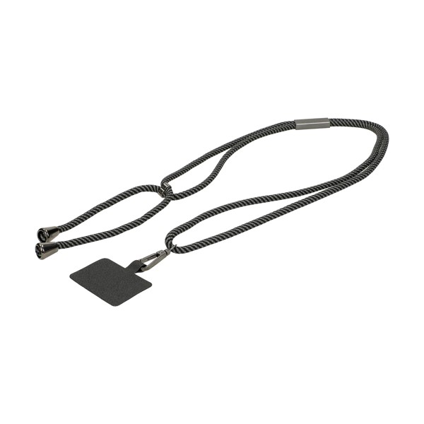 Handykette "Universal" - Schwarz / Grau