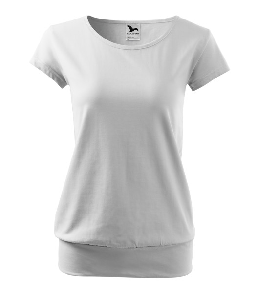 Tričko Dámske Malfini® City - Biela / 2XL