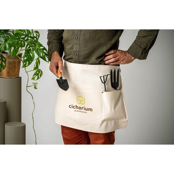 PS - CHICORY. Multi-purpose apron in cotton canvas
