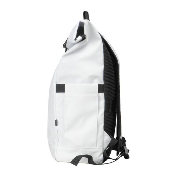 RPET laptop backpack Oklahoma - White