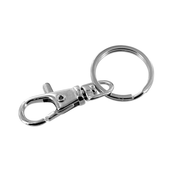 KEY-RING WITH METAL SNAP HOOK