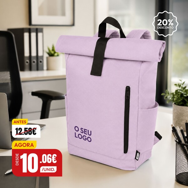 Mochila de topo dobrável em RPET 18L - Byron