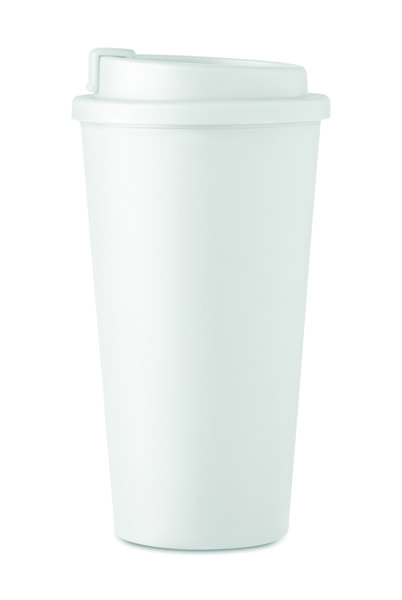 Gobelet double paroi 450 ml Tuesday - Blanc