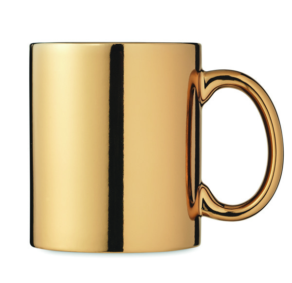 Tazza in ceramica metallica Holly - Oro