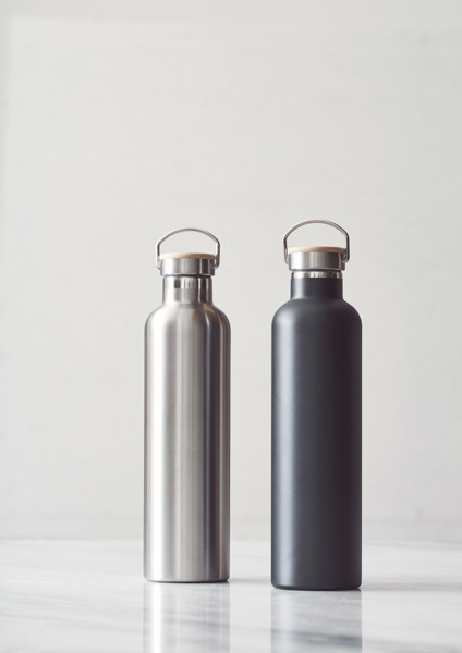 VINGA Grande bouteille thermos 1L Miles - Noir