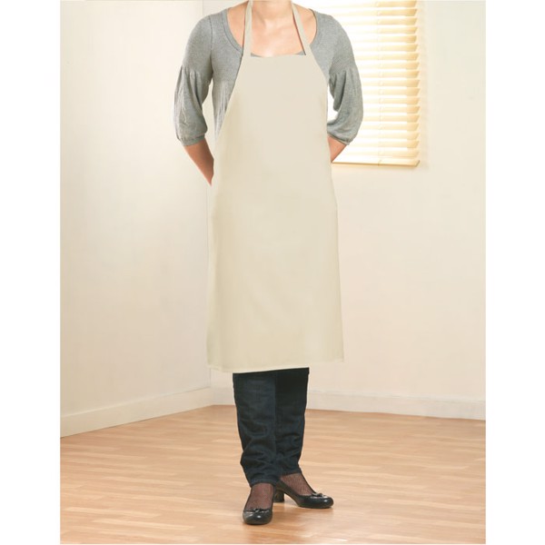 Kitab cotton kitchen apron 180 g/m² - White