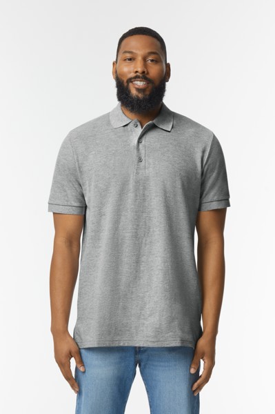 Premium Cotton® Adult Double Piqué Polo - White / 2XL
