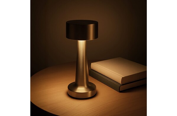 Lampe de table Lumo avec 3 modes d'éclairage et variateur de lumière - Argent