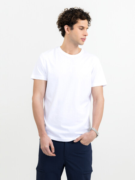 Printer heavy t-shirt RSX White XL