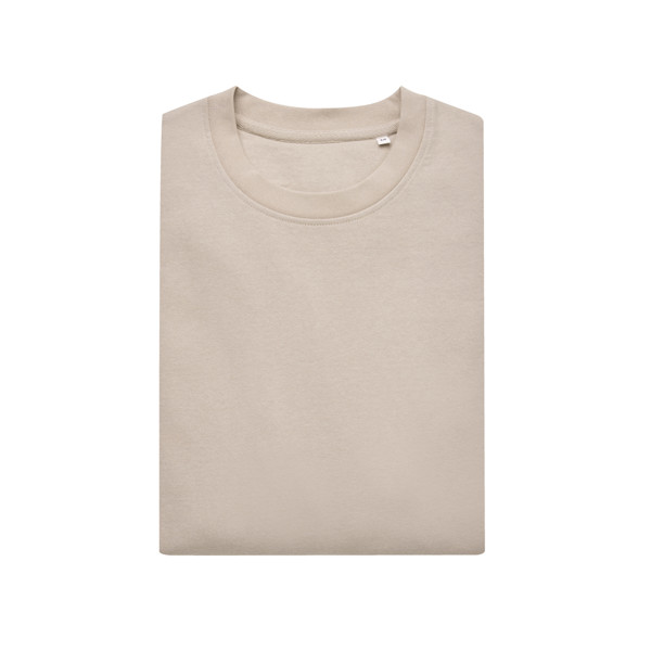 Sweater à col rond en coton recyclé Iqoniq Zion - Desert / XS