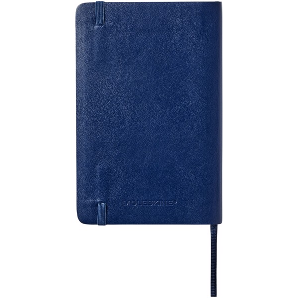 Žepni blok z mehkimi platnicami in pikčastimi listi Classic - Sapphire Blue
