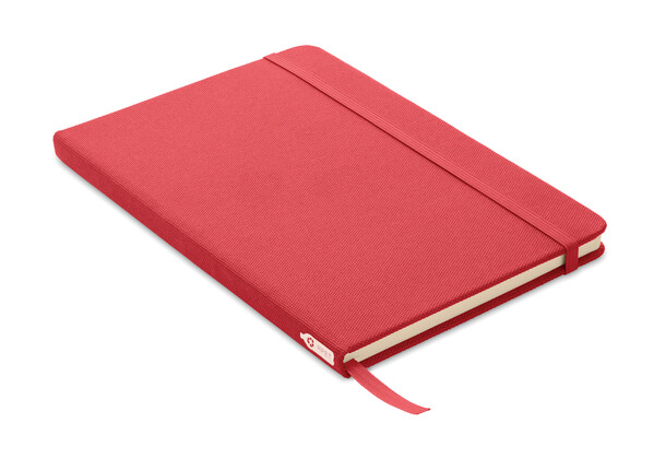 Carnet A5 couverture RPET 600D Note Rpet - Rouge
