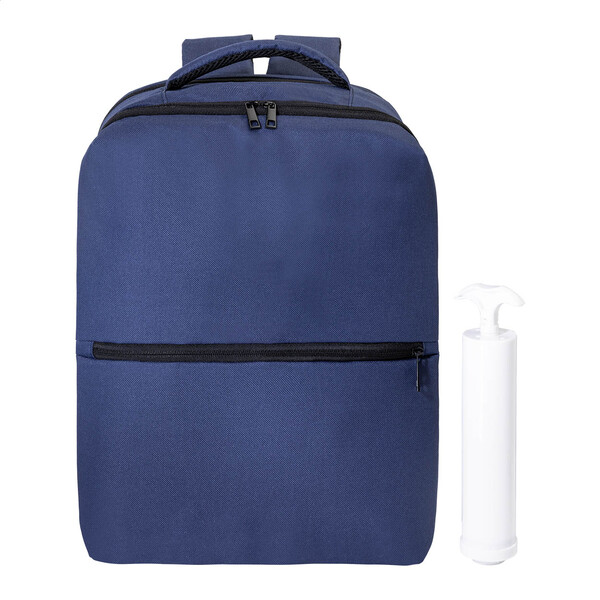 Rpet Carry-On Compression Backpack VacuFly - Dark Blue