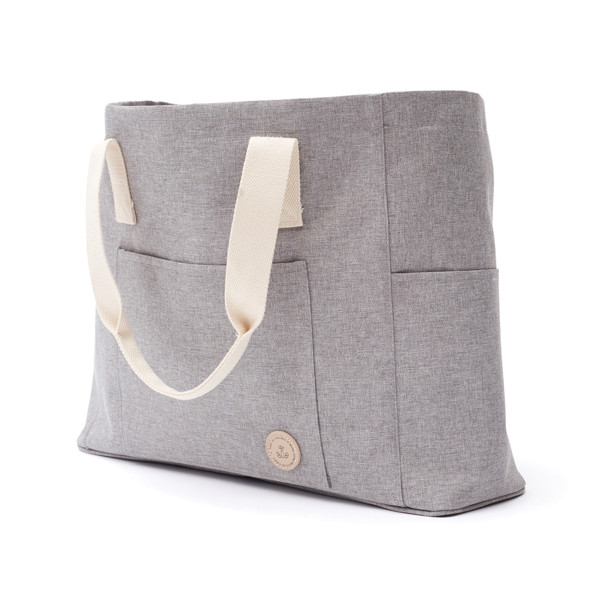 Torba za plažo Vinga Sortino, 450x350x150 mm - Siva