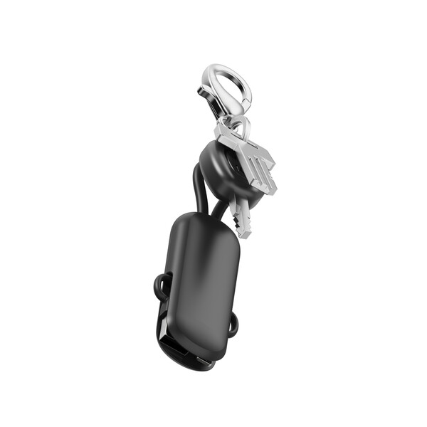 Urban Vitamin Dublin 100W 4-v-1 kabel na klíčenku - Černá