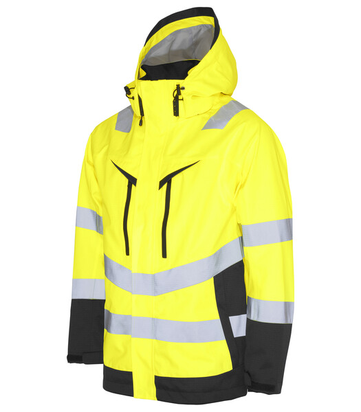 6455 SHELLJACKET  HI VIZ YELLOW/BLACK XS