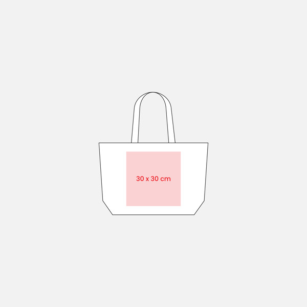 Shopper Con Soffietto Alla Base In Cotone Riciclato 280 G/M2, Manici Lunghi - Giallo