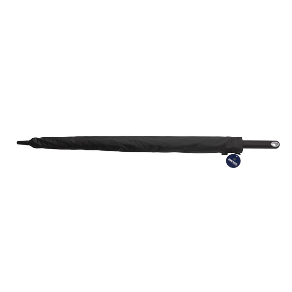Aware storm umbrella 120 cm,rPET fabric - Black