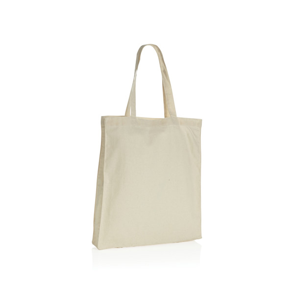 Taška s širokým dnem Impact ze 145g recykl. bavlny AWARE™ - Off White