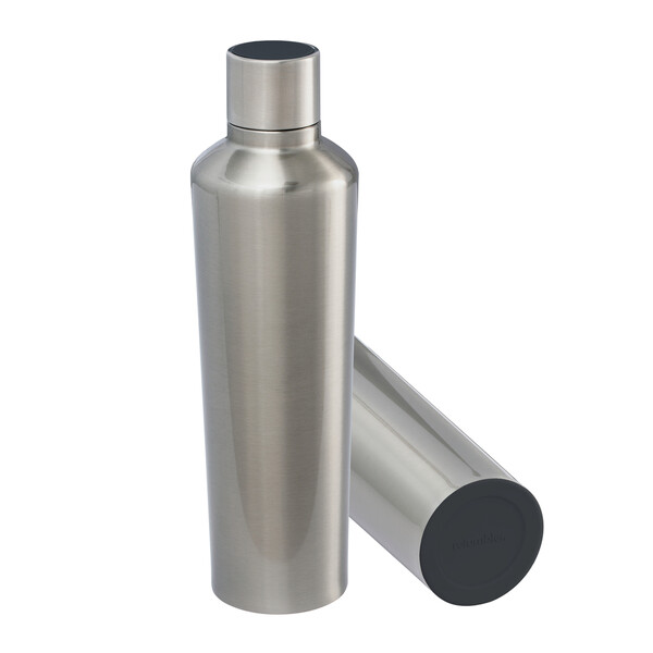 myDRINQEO 770 - Bottle: silver, Lid: dark grey, Bottom: dark grey