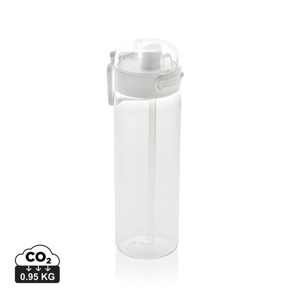 SipnLock RCS RPET Leakproof sport water fles 800ML - Wit