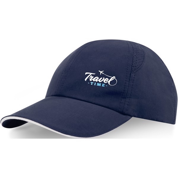 Morion GRS recycelte Cool Fit Kappe mit sechs Segmenten - navy