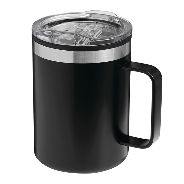 Dvojstenný cestovný hrnček Stylemug - Čierna