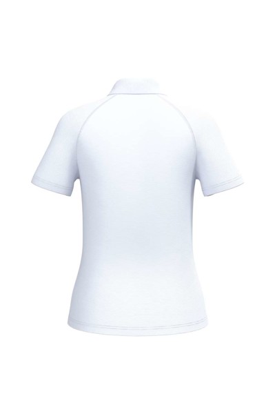 Ladies' Basic Polyester Polo Shirt - Ideal White / M
