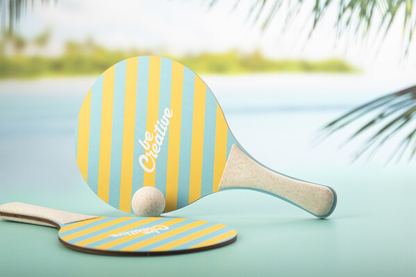 Jeu tennis de plage personnalisé CreaShot