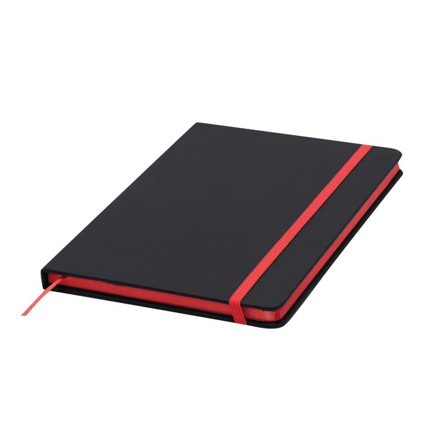 Notizbuch Lector Im Din-A5-Format - Rot / Schwarz