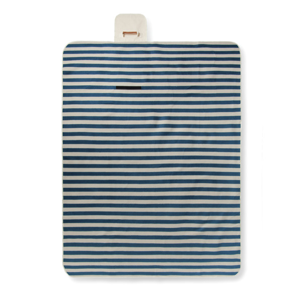 Vinga Alba piknik odeja 200x150cm, 54% rPET flis - Mornarica