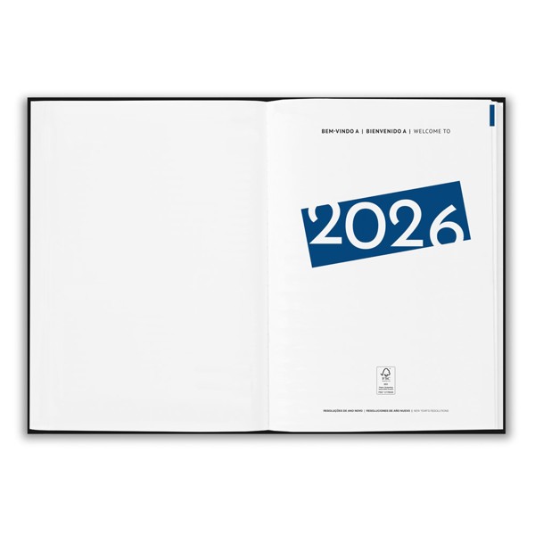 SIMMEL A5. Agenda A5, com argolas, em pele (58% reciclada)