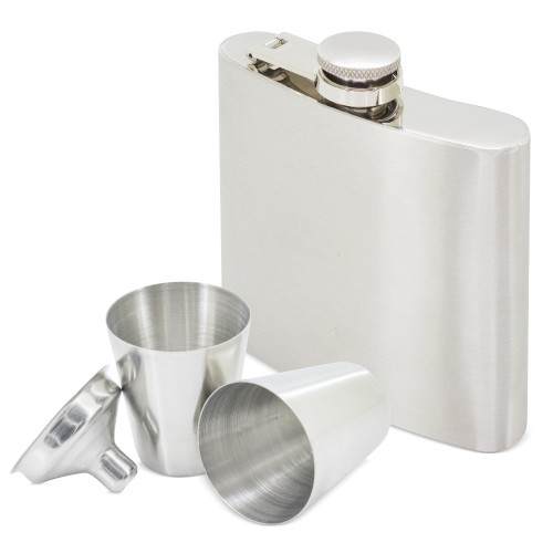 SET PETACA LICORERA Y VASOS "DUO PARTY"