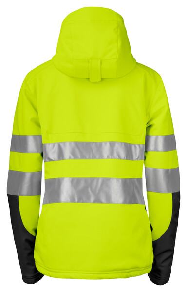 6424 3 LAYER PADDED JACKET LADY Yellow/black XXL