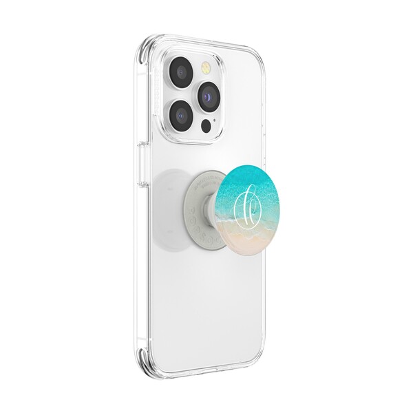 PopSockets® phone holder PopGrip Plant | Plant-based - transparent