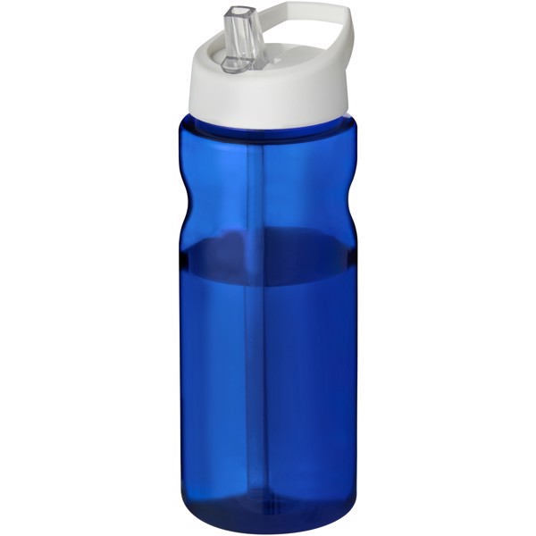 Gourde de sport H2O Active® Base Tritan™ de 650 ml avec couvercle à bec verseur - Bleu / Blanc