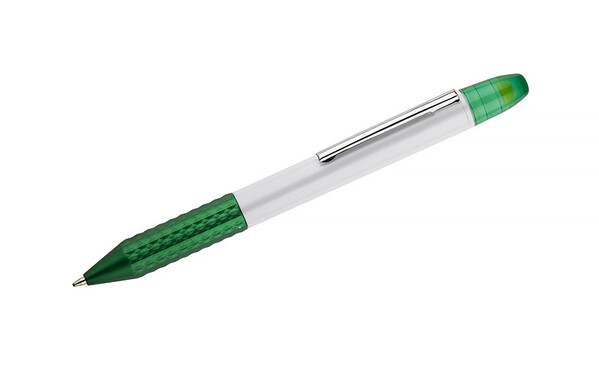 Ballpoint pen with highlighter FLUO