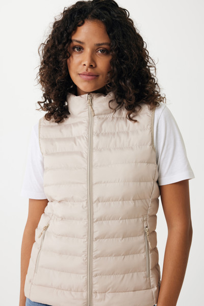 Iqoniq Meru women recycled polyester bodywarmer - Beige / L