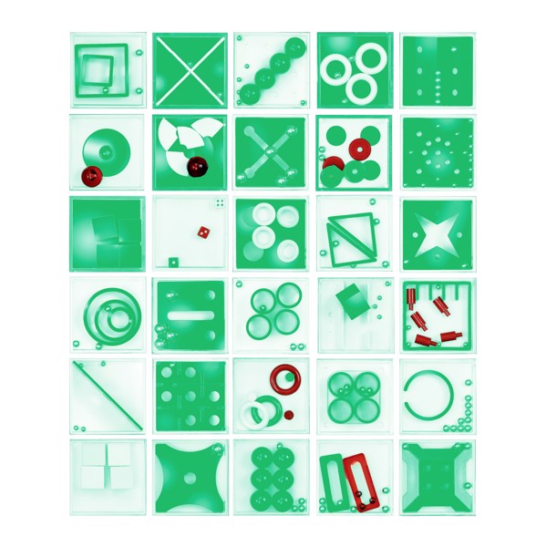 Pussycat Puzzle Game Set "Multiplex" - Transparent-Green