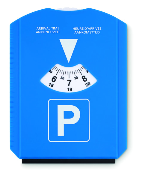 Ice scraper in parking card Park &  Scrap