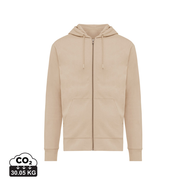 Iqoniq Abisko recycled cotton zip through hoodie - Desert / XL