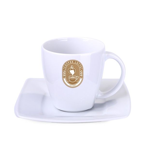 Cup Manhattan Lunch Set 0ml white - White / 280 ml