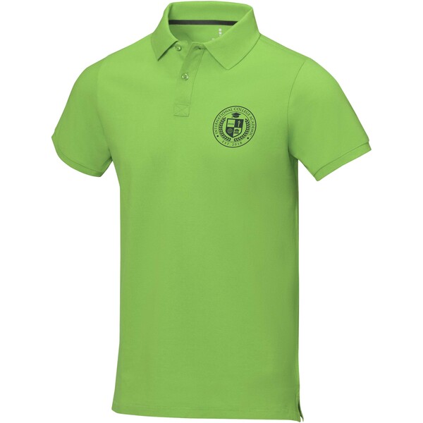 Polo de manga curta para homem de 200 g/m² Calgary - Verde maçã / XXL