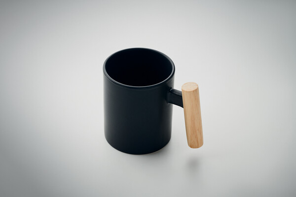 Ceramic mug 320 ml Crenate - Black