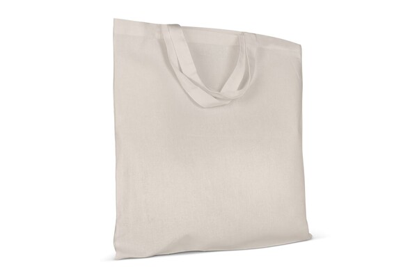 Sac bandoulière en coton OEKO-TEX® 140g/m² 38x42cm poignée courte
