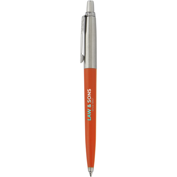 Penna a sfera Parker Jotter Recycled (inchiostro nero) - Arancione